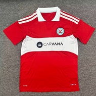 26-27 ZJG Home Red Club Football Jersey S-XXL Quick-Dry Short Sleeve Sports Jersey AA