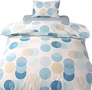 Merry Night FF12118-53 Duvet Cover, Dots, Green, Single Long, Approx. 59.1 x 82.7 inches (150 x 210 