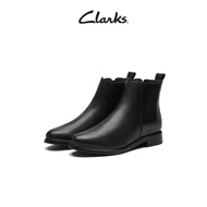 Clarks Clarks Women's Shoes Clark Series Autumn Winter Chelsea Boots Fleece Lining Trendy Simple Ret