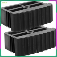 2 Pcs Foot Pads Feet Ladder Leg Protective Cover Cushion 6.10X4.30X2.10CM Black  jinduo