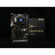 ชุดเซ็ตซีพียู+บอร์ด CPU (เลือกได้) + MB BIOSTAR TB360 BTC PRO 2.0 VER.6.0 SOCKET1151 ไม่มีเพทหลัง สิ