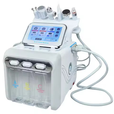 6 in 1 Hydro Microdermabrasion Aqua Peeling H2O2 Facial Machine Hydra Water Dermabrasion Peel Oxygen
