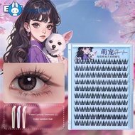 BQI 100 Cluster False Eyelashes With Glue Self-Adhesive New Upgraded Softer Lashes Glue-Free 10-12mm