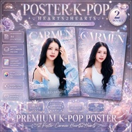 PREMIUM CARMEN MEMBER KPOP HEARTS2HEARTS POSTER A4 SIZE 21 x 29.7 CM
