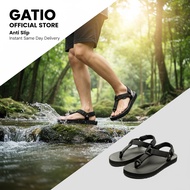 Gatio RQ55 Men's Mountain Sandals Outdoor Rubber Flip Flops Hiking Tracking Detachable Back Strap Si