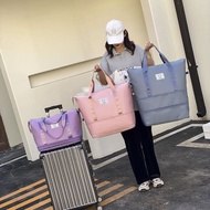 KS0125 Large 3-Tier Foldable Travel Bag Hand Carry Foldable Suitcase Bag for Homecoming Handbag Larg