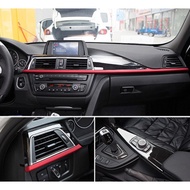 3pcs Center Console Decoration Panel Cover Trim ABS For BMW 3 4 Series f30 f34 GT 316i 320li 2013-20