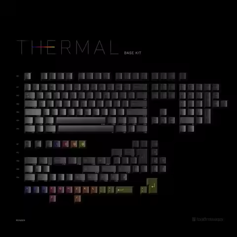 [Base Kit] PBTfans Thermal ABS Material Cherry Profile Keycaps KBDfans