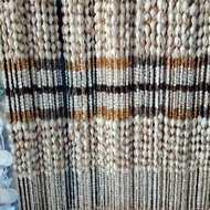 Door curtain size 290 cm contains 20 strands, we will send a model stock YANG ADA