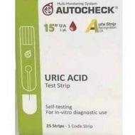Autocheck asam urat strip autocheck uric acid alat cek asam urat