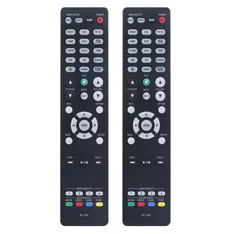 2025 New-2X RC-1228 Remote Control Replace For Denon Integrated Network AV Receiver AVR-X3600H AVR-X