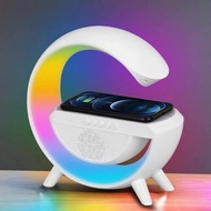 Multifunctional Bluetooth Speaker Wireless Charger RGB Night Light Speaker Bluetooth (G speaker)