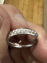 意大利 18K 750 白金 戒指 $4999