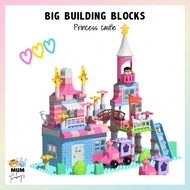 [MUMof2boys] Princess Castle Big Building Blocks Set – Compatible with Lego Duplo, Large Blocks for 