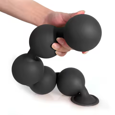4/5/6cm Anal Beads Men Prostate Massage Soft Silicone Anal Balls Vagina/Anal Plug Spawning Expansion