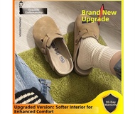 Closed Toe Korean Style Clogs Cork Rubber Sole