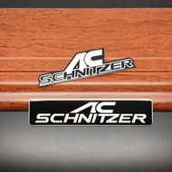 AC aluminum Emblem Sticker For AC Schnitzer M M3 M5 E46 E39 E36 E34 E90 X1 X3 X5 X6 Auto Accessories