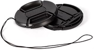 2pcs Lens Cap for Canon SL3 SL2 90D w/EF-S 18-55mm Lens for Nikkor 50mm/1.4G Lens, for Fujifilm XC 1