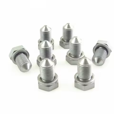 8Pcs N90 813 202 Car Engine Oil Drain Sump Plug Screw Bolt for Audi A3 A4 A6 TT Q7 VW Eos Golf GTI J