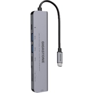 GIGASTONE Type-C USB 7-Port HUB+SD/MicroSD Card Reader HUB