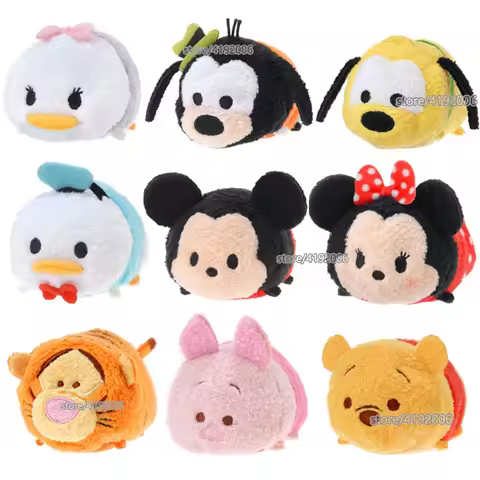 Disney Tsum Tsum Mickey Minnie Mouse Daisy Donald Duck Goofy Winnie Pooh Piglet Tiger Pluto Stuffed 
