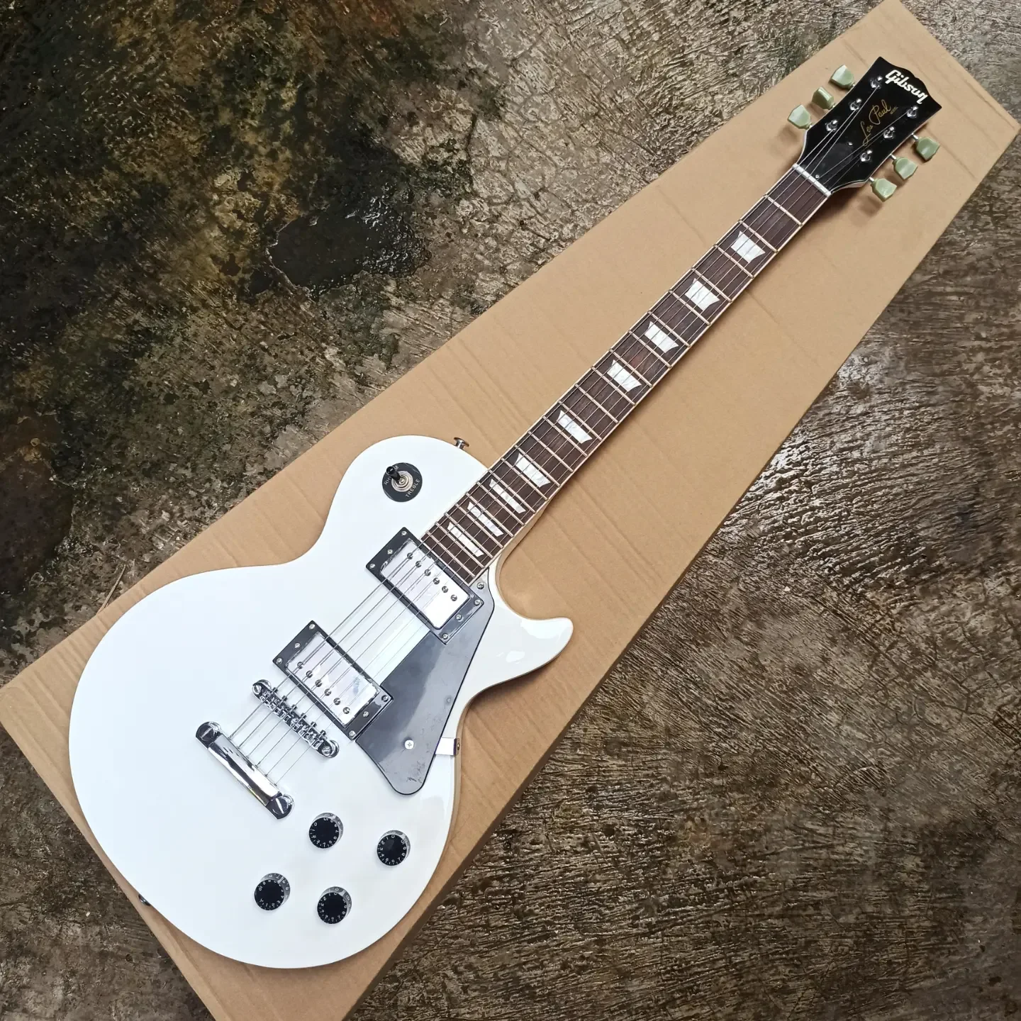 Gitar elektrik GIBSON LES PAUL Standard China White rock metal jazz pop