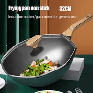 Frying pan non stick 32CM kawali wok pan non stick original kawali big size wok pan non stick origin