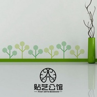 Korea style wall stickers/stickers/tiles/corner mirror glass line waist sticker/F-057 biscuits and g
