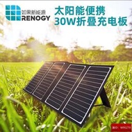 【 太陽能摺疊板】【當天】RENOGY如果新能源sunpower進口 30W太陽能充電板摺疊便攜式