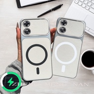 Suitable for OPPO A17 OPPO A17K OPPO A97 5G OPPO A60 the new leather magnetic ring silicone TPU soft