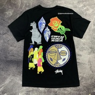 T-SHIRT ST*SSY FUNKY TRIBE BLACK TEE