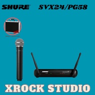 Shure SVX24/PG58 Wireless Vocal System with Free LPC-S Hard Case ( SVX24-PG58 / SVX24PG58 )