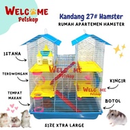 Hamster Cage 27 Sweet / Jumbo Size / Hamster Apartment Hotel P19A