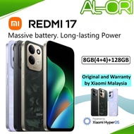 Redmi 17 4G 8GB*(4+4GB)+128GB | 6.9"display, 7500mAh Battery, Smartphone/Original by Xiaomi Malaysia