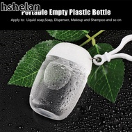 HSHELAN 5/10PCS 30ml Empty Plastic Bottles Portable Clamshell Travel Containers Soap Dispenser