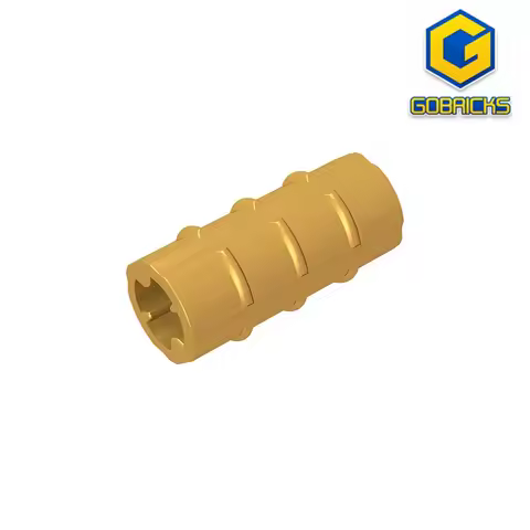 Gobricks GDS-1287 CROSS AXLE, EXTENSION M/3 RIBS@Cross shaft connector compatible with lego 6538 594