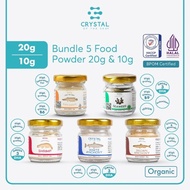 Crystal of the Sea Food Powder / White Anchovy / Brown Anchovy / Shrimp 20gr / Seaweed 10 gr / Ancho
