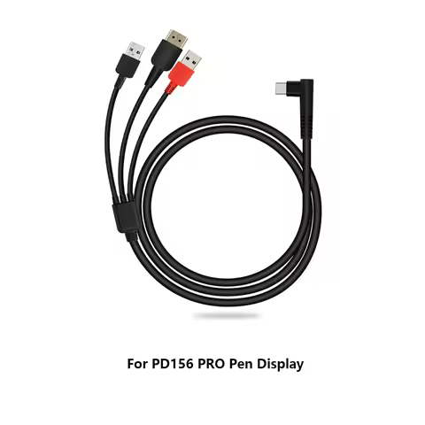 3-in-1 Cable for Gaomon Pen Display PD156 PRO Drawing Tablet