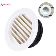 <Activee> Exterior Wall Air Vent Grille Plastic Round Air Exhaust Vent Grille Ducting