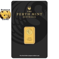 JB3 Australia Perth Mint Kangaroo 9999 Gold Bar, 1g - 5g