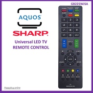 Sharp Aquos Flat Panel LED TV Remote Control GB225WJSA SHARP Universal TV Remote Replacement