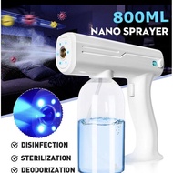 800ml Blue Ray Nano Spray Gun Sanitizer Wireless Rechargeable Nano Spray Gun🔥Free Disinfectant Effervescent Tablets🔥