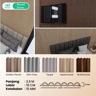 Choice - Atwood Wallpanel Wpc Wall Lattice Pvc Wood Partition Wall Panel/ Wood Panel/