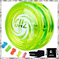 [D E O K]  Responsive Yoyo D1 GHZ, Professional Looping Yoyos for Kids Beginner with Yoyo Strings+Gl