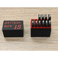 1S LiPo Battery Holder (12 Slots) Battery Cover Battery Case Box 450MAH 550MAH XT30 XT60 XT90 Plug C