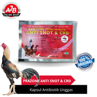 OBAT ANTI SNOT CRD PRAZONE PILEK AYAM BURUNG BEBEK OBAT SNOT FESES KAPUR UNGGAS BEBEK PUYUH BURUNG