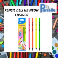 Deli Neon Pencil Triangular Barrel HB Pencil φ8+3188mm EU54700