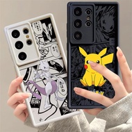 Pokemon Pikachu Gengar Case for Samsung Galaxy S23 S24 Ultra S22 S21 FE S23Ultra Note 20 Ultra S22Pl