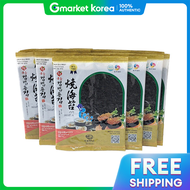 Solmoe Gwangcheon Twice-Roasted Gimbap Seaweed (22g - 10 Packs) Gwangcheon Seaweed /Lunchbox Gimbap