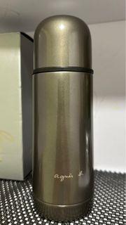 agnes b. 保溫瓶 黑鋼色